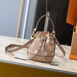 Louis Vuitton Brown Mini Bucket Bag